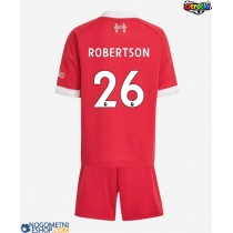 Otroški Nogometni dresi Liverpool Andrew Robertson #26 Domači 2025-26 Kratek Rokav (+ Kratke hlače)